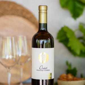 Vino Istarska malvazija u staklenoj boci